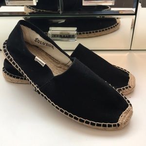 Soludos Classic Black Espadrilles NWOT